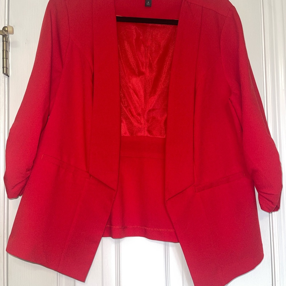 Torrid Vibrant Red Blazer
